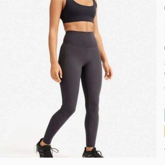 EVERLANE Renew High Waist Leggings Dark Purple Size Small - Picture 1 of 7